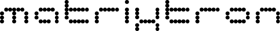 Matrixtron Font