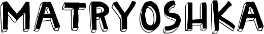 Matryoshka Font
