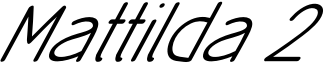 Mattilda 2 Font