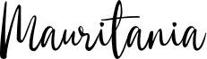 Mauritania Font