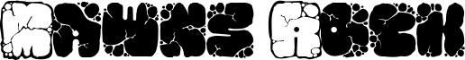 Mawns Rock Font