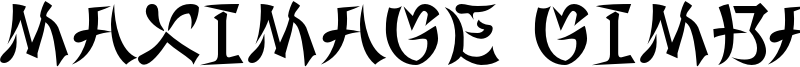 Maximage Gimbadong Font