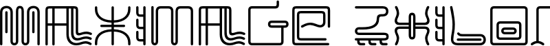 Maximage ZhiLong Font