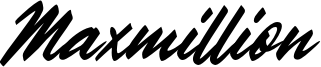 Maxmillion Font