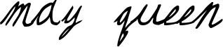 May Queen Font