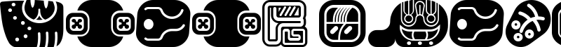 Mayan Glyphs Font