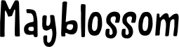 Mayblossom Font