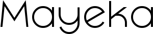 Mayeka_Light Demo.otf