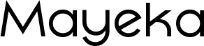 Mayeka Regular Demo.otf