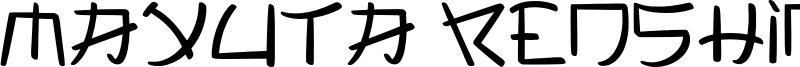 Mayuta Renshin Font