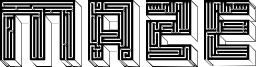 Maze Font
