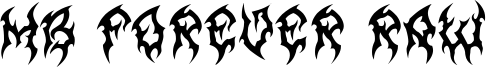MB Forever Raw Font