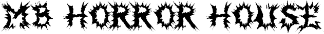 MB Horror House Font