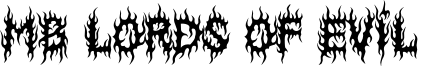 MB Lords Of Evil  Font
