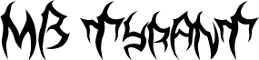 MB TyranT Font