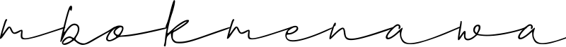 Mbokmenawa Font
