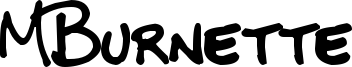 MBurnette Font