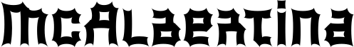 McAlbertina Font