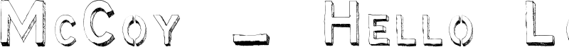 McCoy - Hello Lori Font