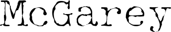 McGarey Font
