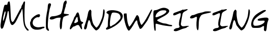 McHandwriting Font