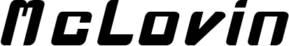 McLovin Font