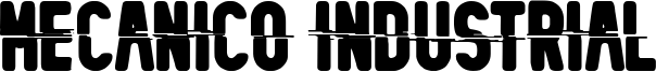 Mecanico Industrial Font