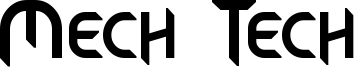 Mech Tech Font
