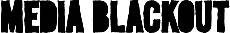 Media Blackout Font