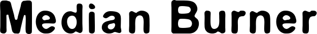 Median Burner Font