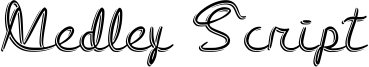 Medley Script Font