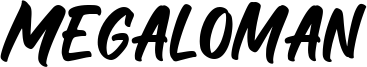 Megaloman Font