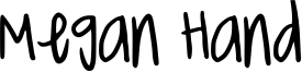 Megan Hand Font