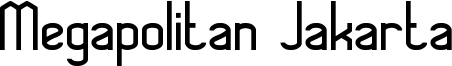Megapolitan Jakarta Font