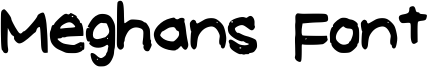 Meghans Font Font