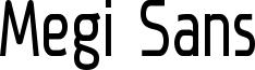 Megi Sans_narrow_demo.otf