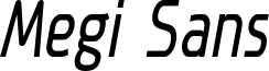 Megi Sans_narrow_italic_demo.otf