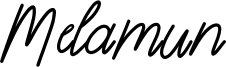 Melamun Font
