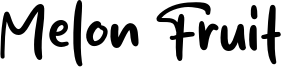 Melon Fruit Font
