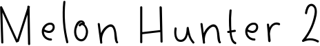 Melon Hunter 2 Font