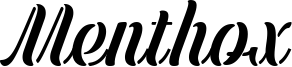 Menthox Font