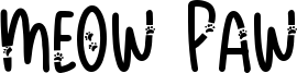 Meow Paw Font