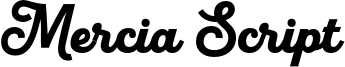 Mercia Script Font