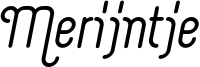 Merijntje-BoldItalic.otf