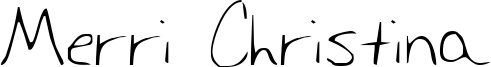 Merri Christina Font