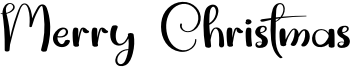 Merry Christmas Font