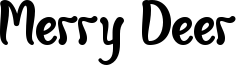Merry Deer Font