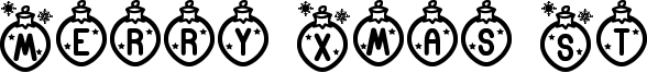 Merry Xmas St Font