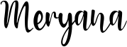 Meryana Font