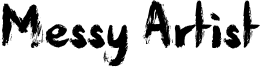 Messy Artist Font